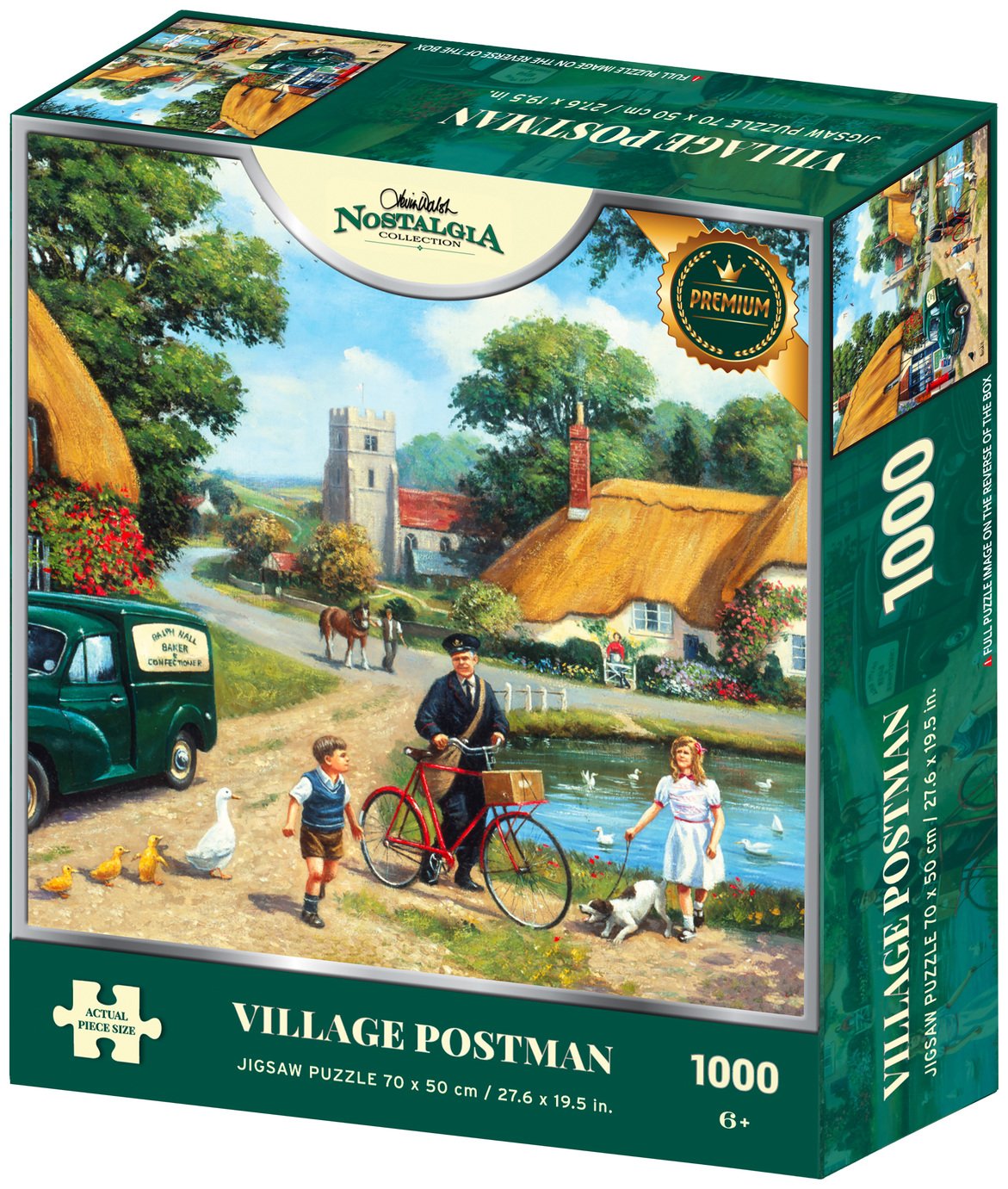 Kidicraft Nostalgia Village Postman 1000 Pieces Puzzle