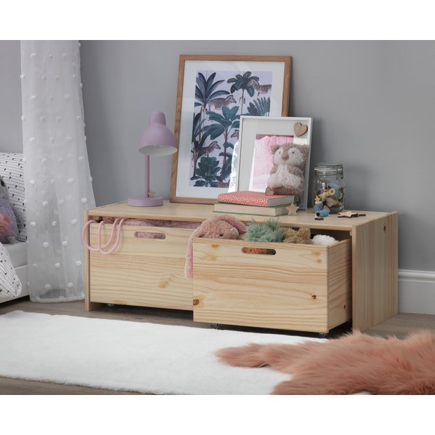 Buy Habitat Rico Low Storage Unit - Pine | Kids chest of drawers | Argos