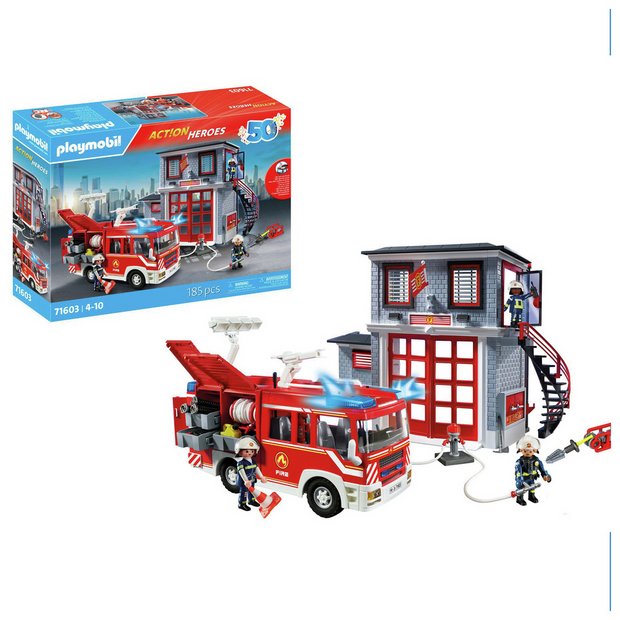 Playmobil fireman figures on sale