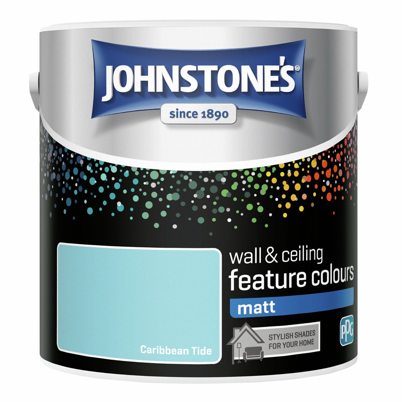 Johnstone's - Feature Wall Matt  Paint - Caribbean Tide 2.5L