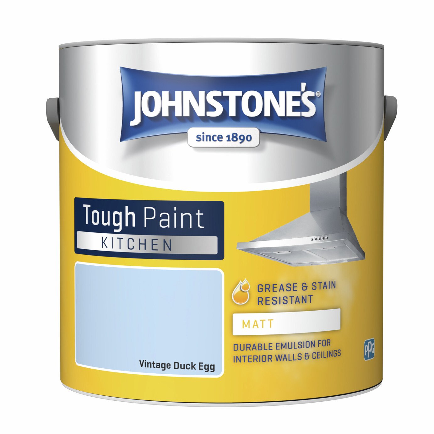 Johnstone's - Kitchen Matt Paint - Vintage Duck Egg - 2.5L