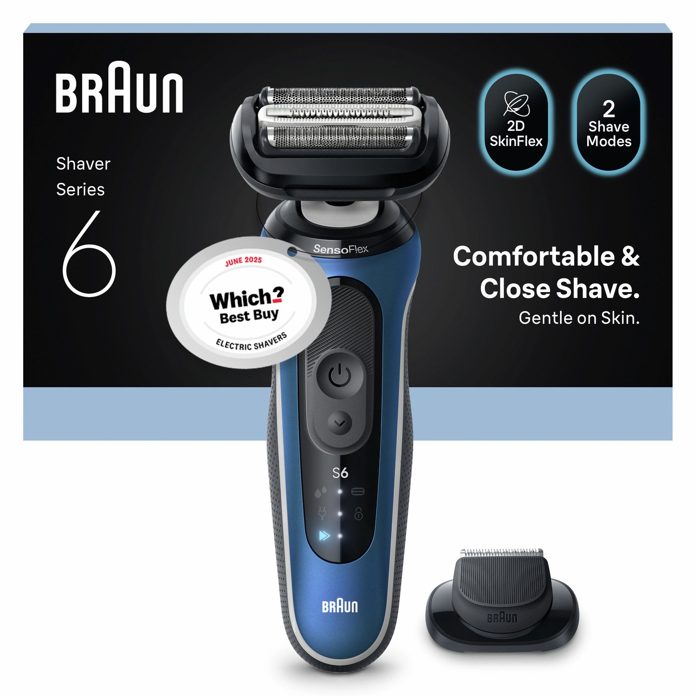 Braun Series 6 Electric Men Shaver 62-B1200S