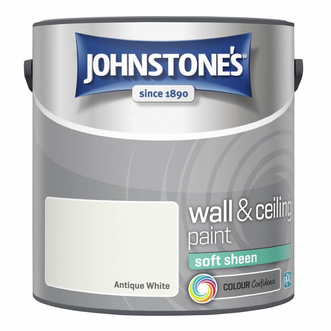 Johnstone's Soft Sheen Paint - Antique White - 2.5L