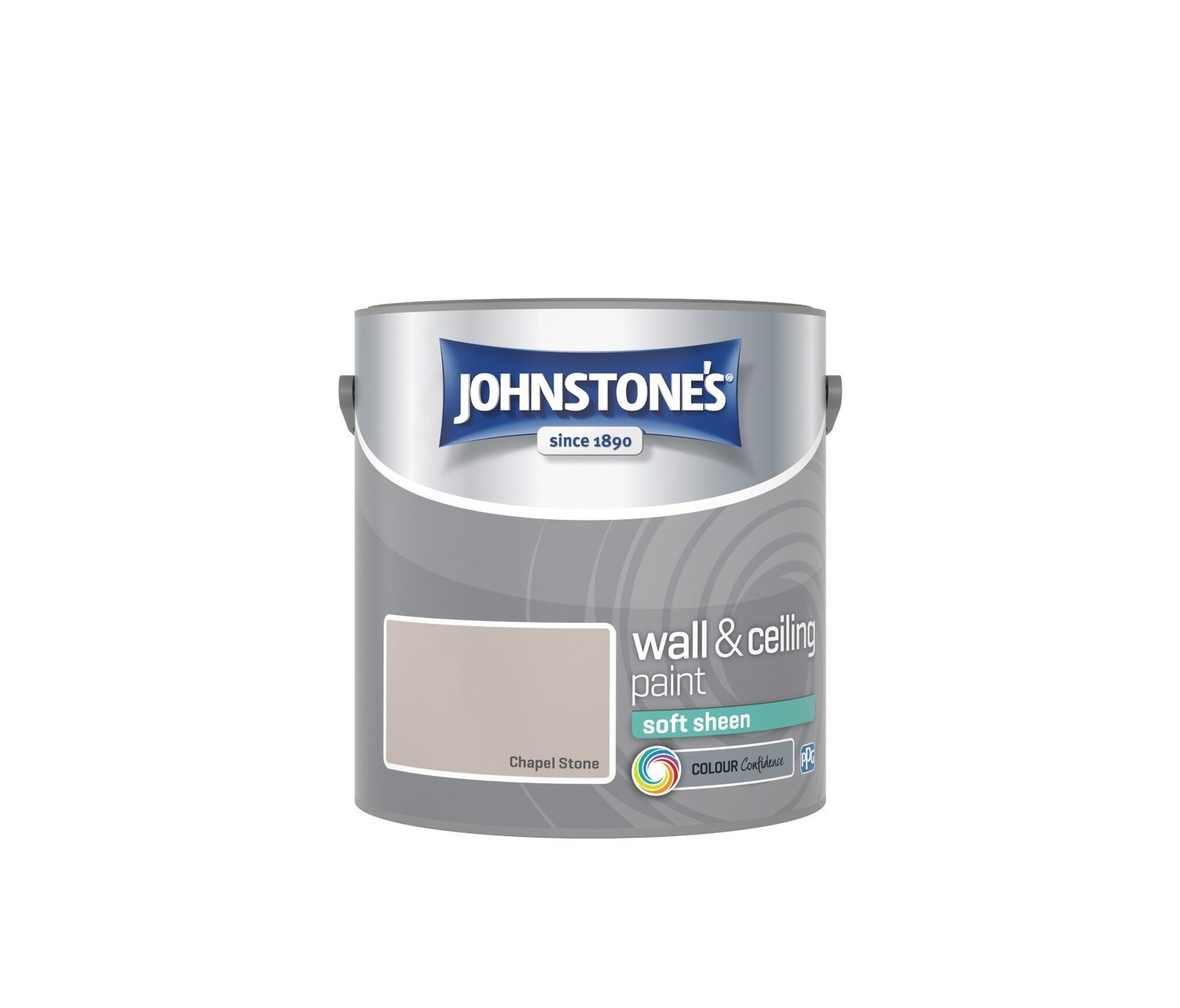 Johnstone's Soft Sheen Paint - Chapel Stone - 2.5L