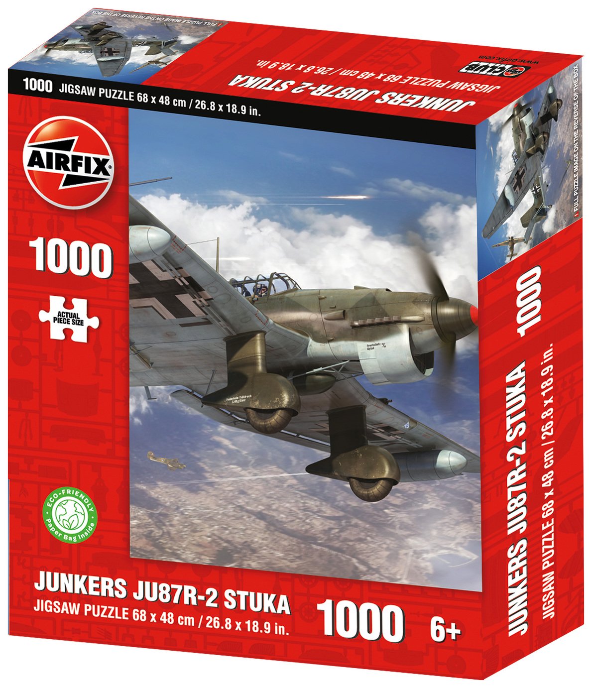 Kidicraft Airfix Junkers Ju87R-2 Stuka 1000 Pieces Puzzle