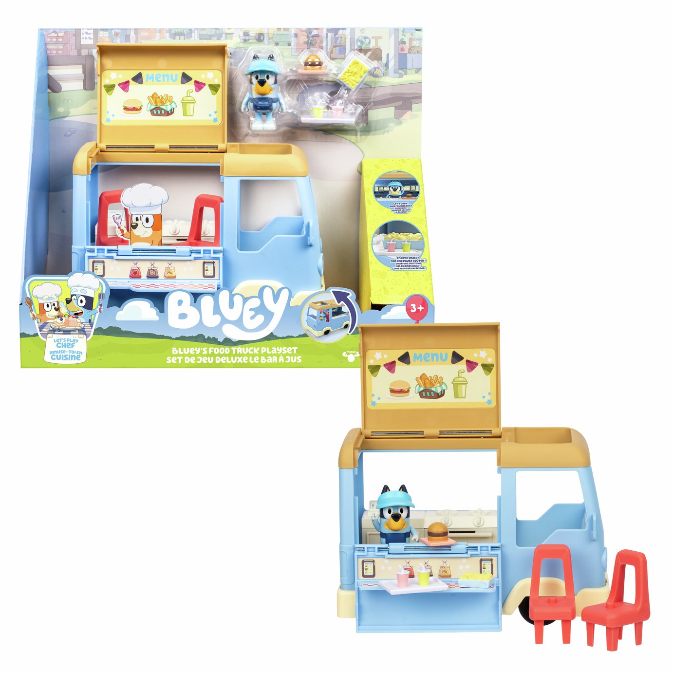 Bluey's Food Truck Transforms Playset 