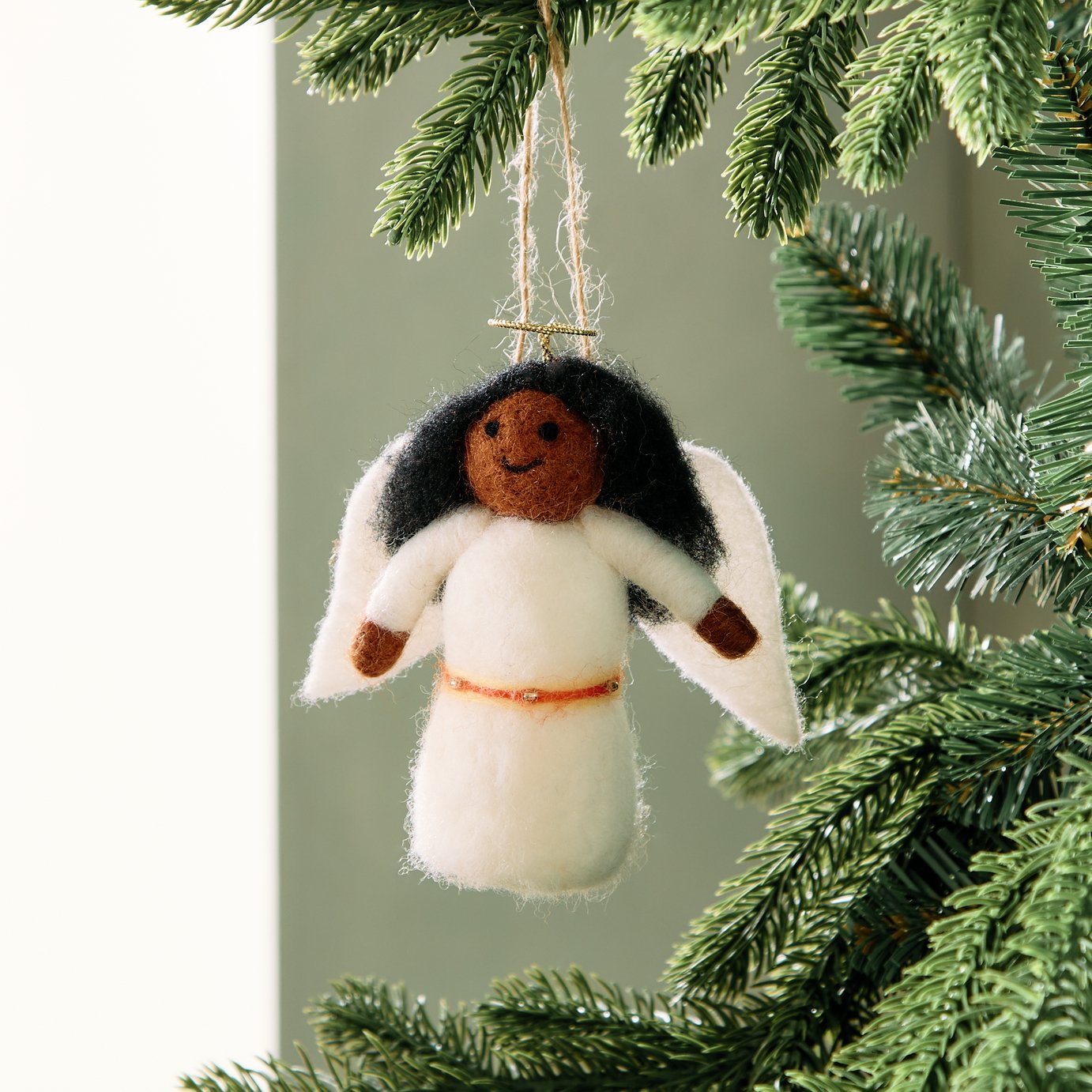 Argos Home Single Angel Hanging Christmas Ornament -Assorted