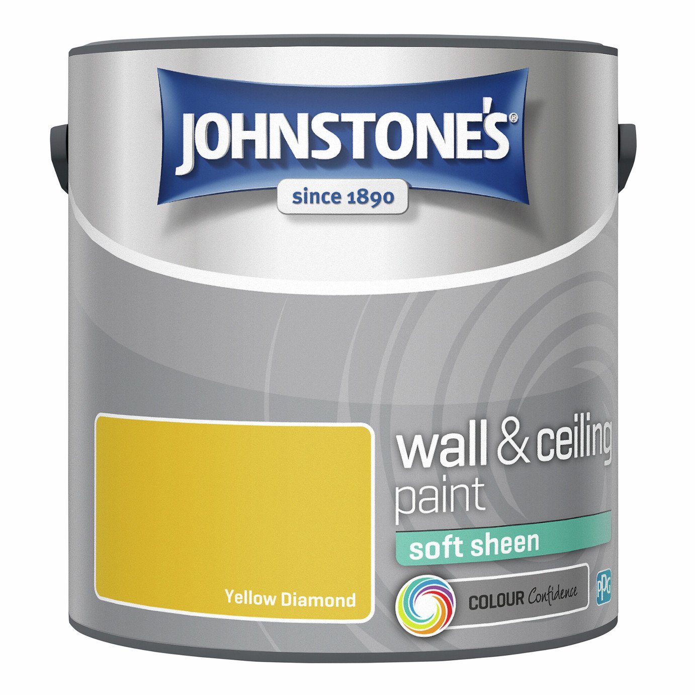 Johnstone's  Walls & Ceilings Paint 2.5L - Yellow Diamond