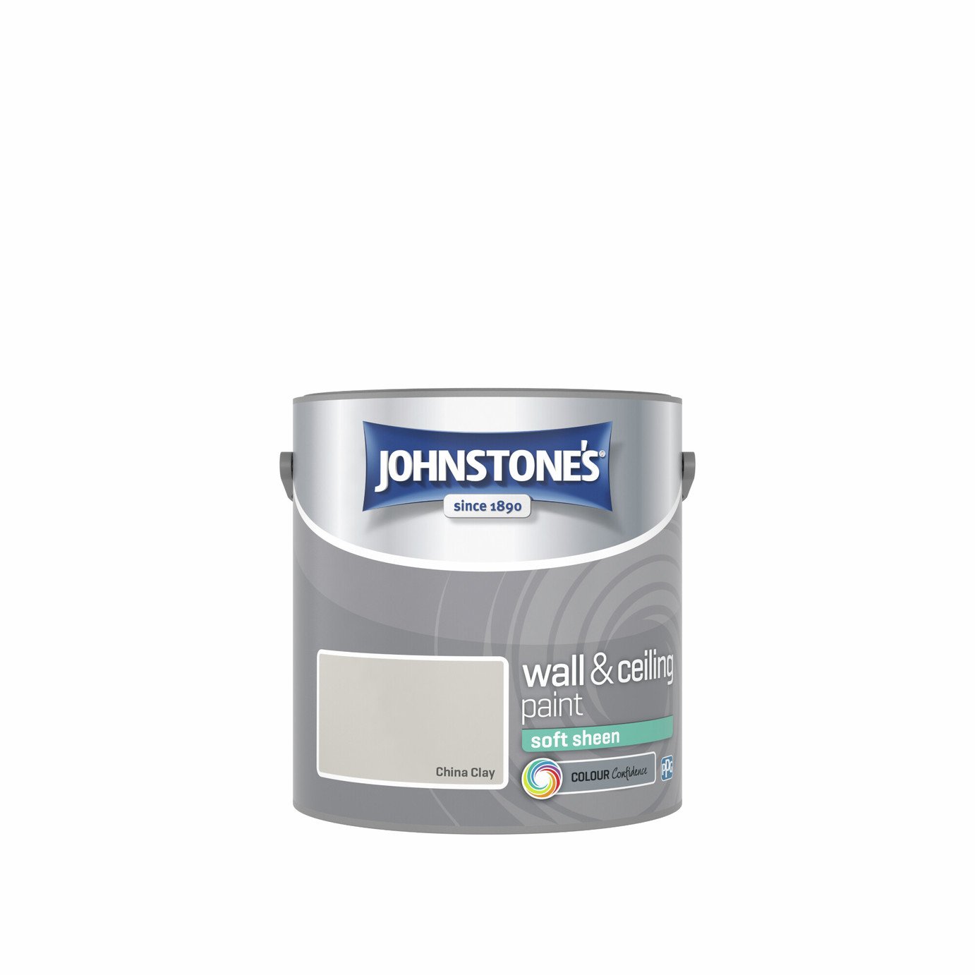 Johnstone's Soft Sheen Paint - China Clay - 2.5L