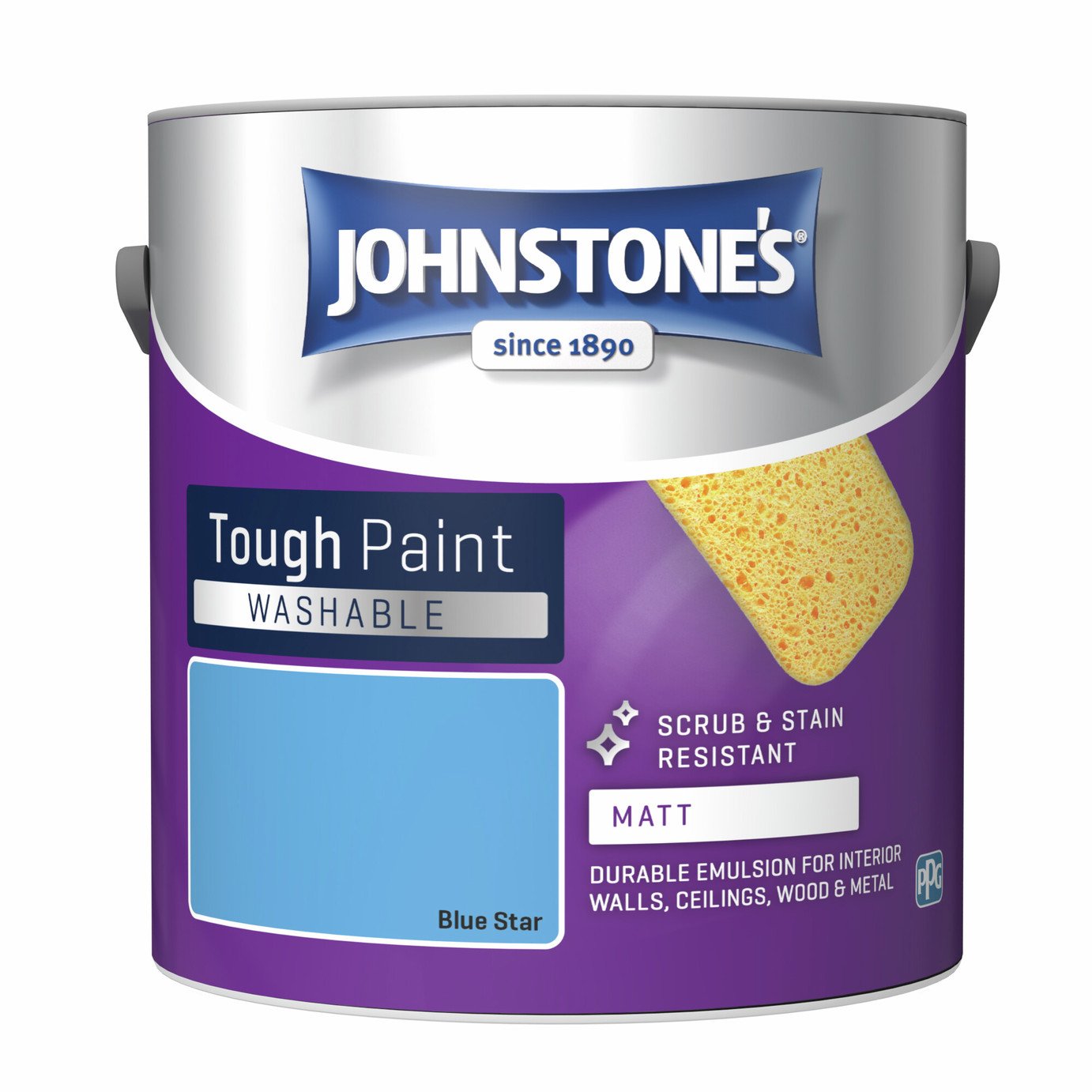 Johnstone's - Washable Matt Paint - Blue Star - 2.5L