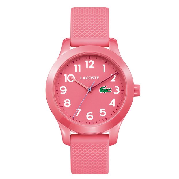 Lacoste Kid's Pink Silicone Strap Watch | watches |