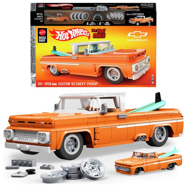 Buy Brick Shop Hot Wheels Custom '62 Chevy Pickup Building Kit