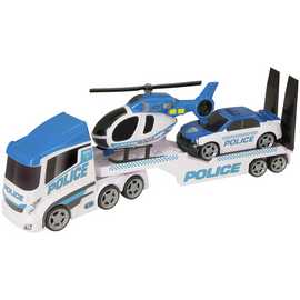Teamsterz Light And Sound Police Heli Transporter