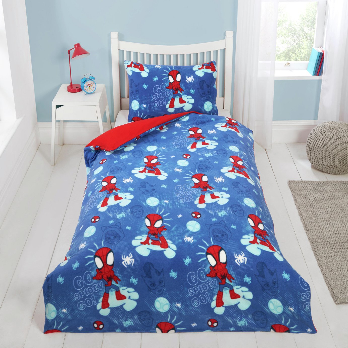 Disney Spidey and Friends Fleece Kids Bedding Set - Single