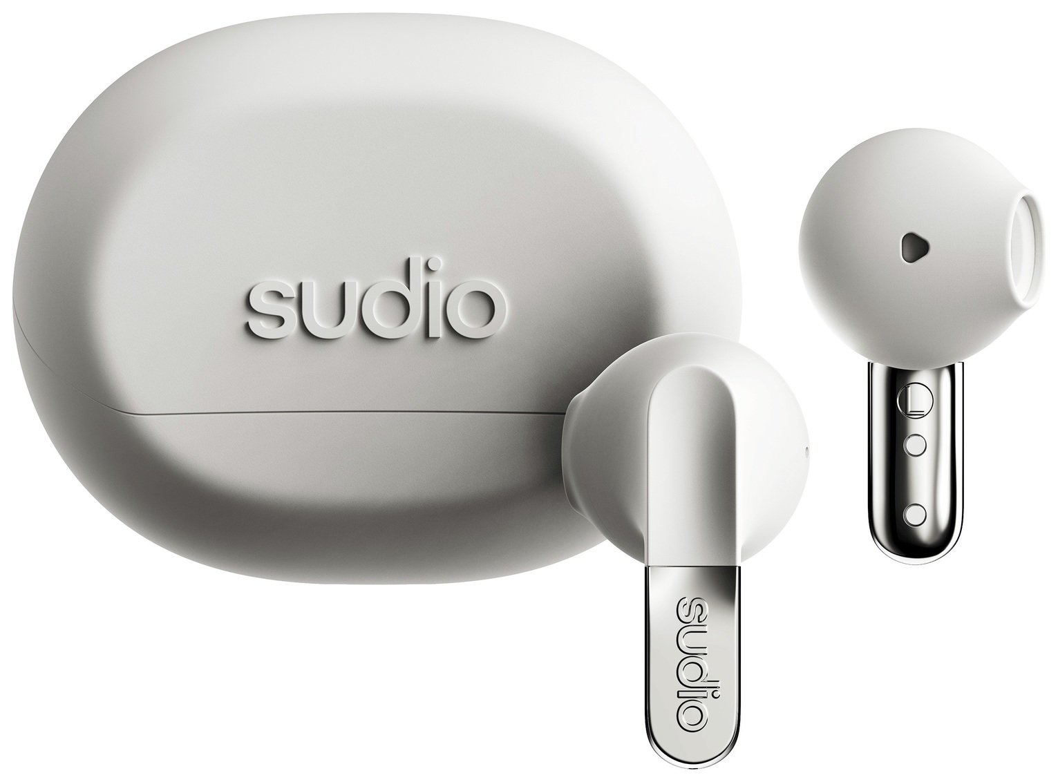 Sudio N3 True Wireless Earbuds - Milky White