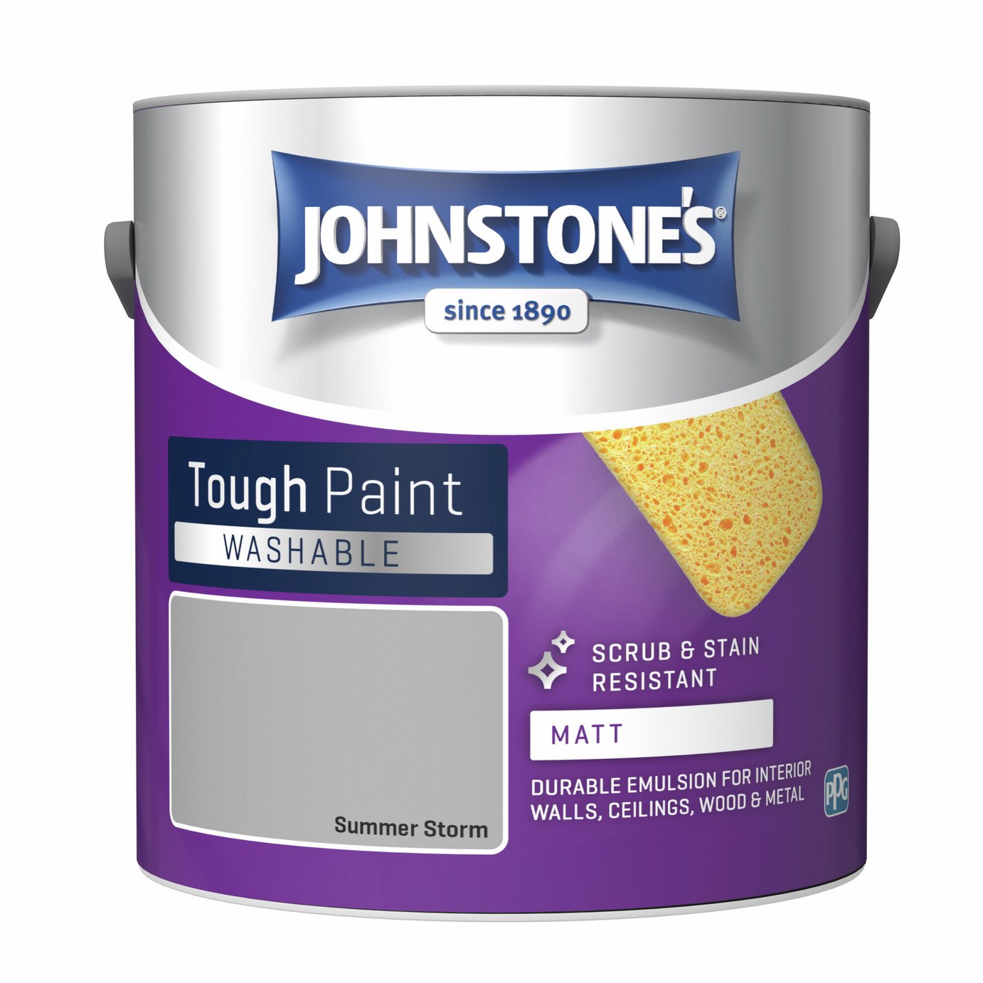 Johnstone's - Washable Matt Paint - Summer Storm - 2.5L