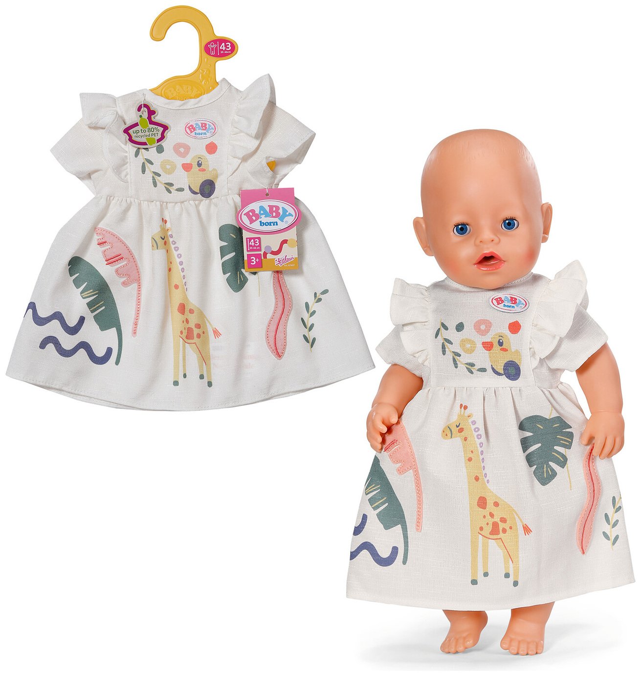 Baby Born 43cm Giraffe Doll Dress