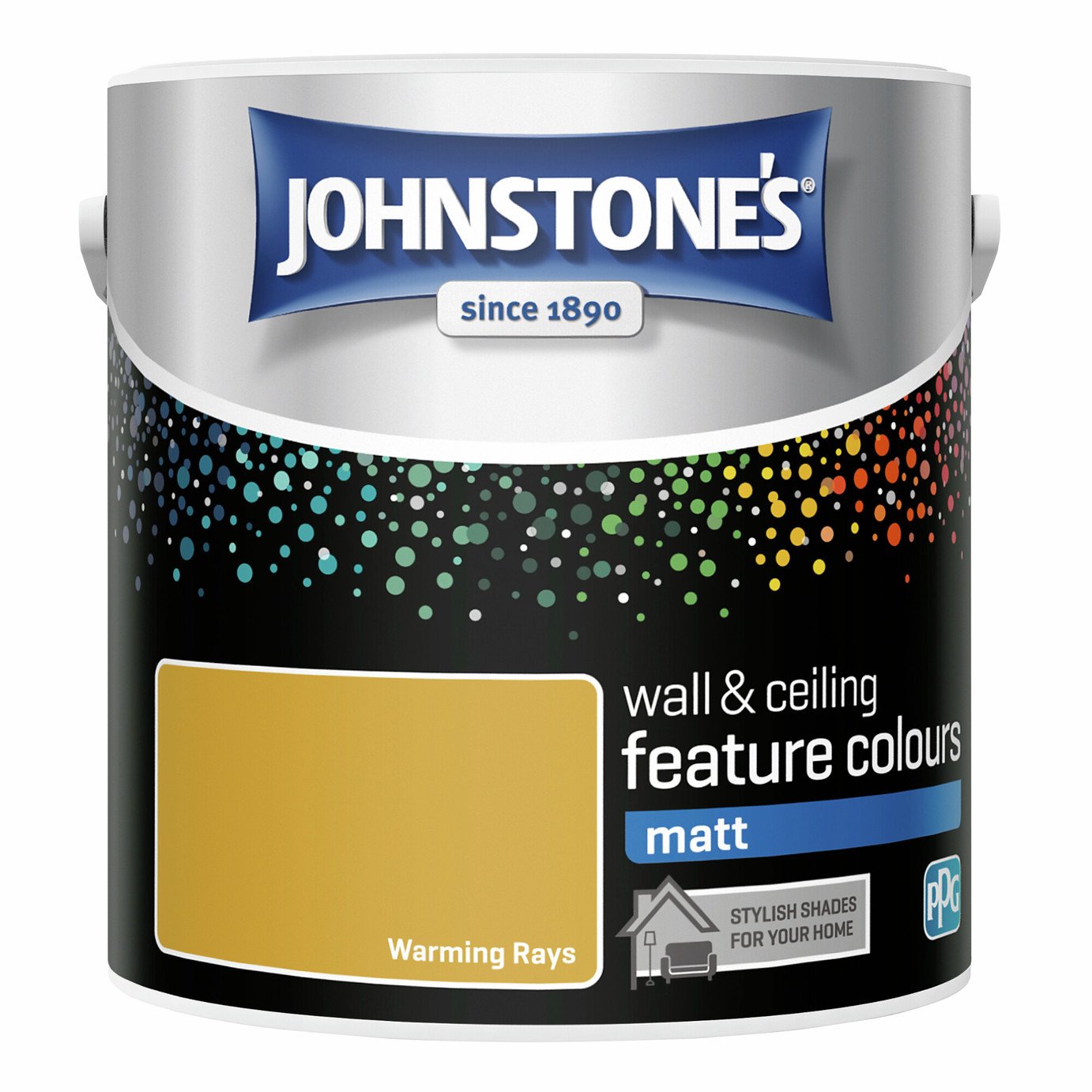 Johnstone's - Feature Wall Matt  Paint - Warming Rays - 2.5L