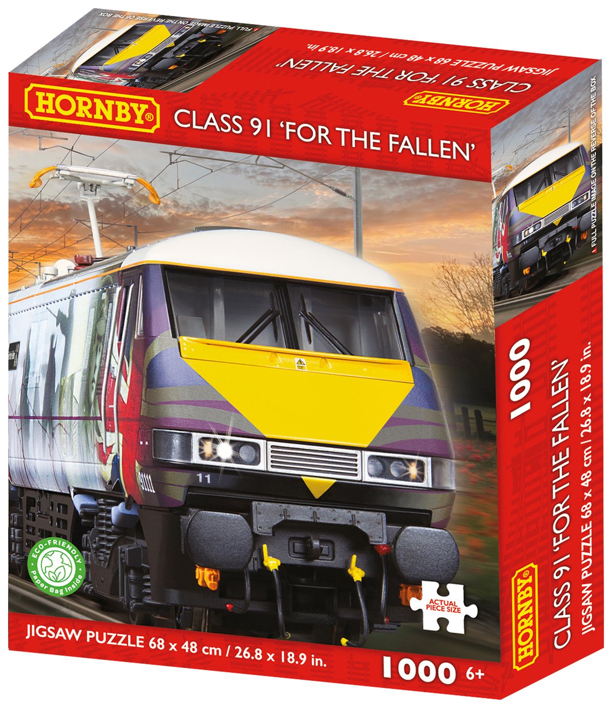 Hornby Class 91 For the Fallen 1000 Pcs Puzzle