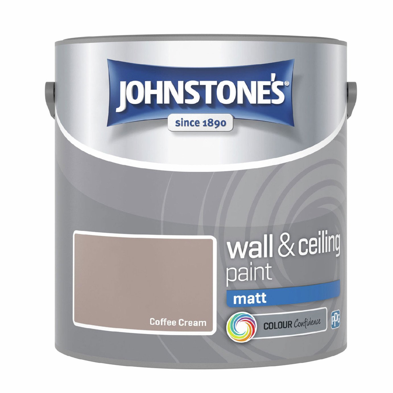 Johnstone's Wall & Ceiling Matt Paint - Coffee Cream - 2.5L