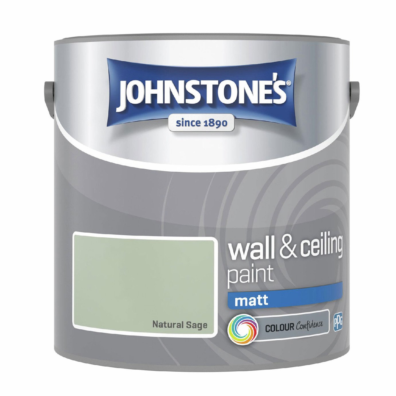 Johnstone's Wall & Ceiling Matt Paint - Natural Sage - 2.5L