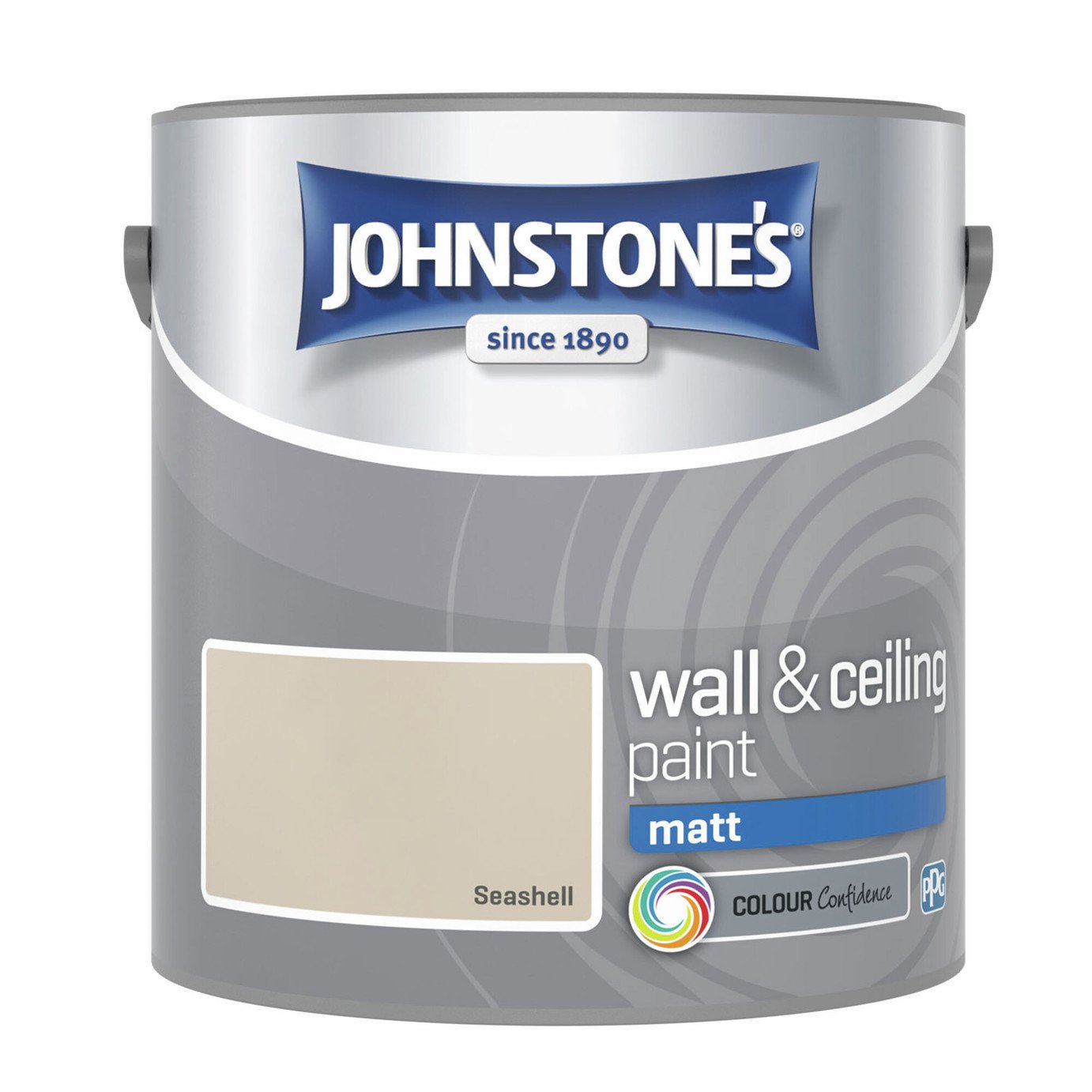 Johnstone's Wall & Ceiling Matt Paint - Seashell - 2.5L