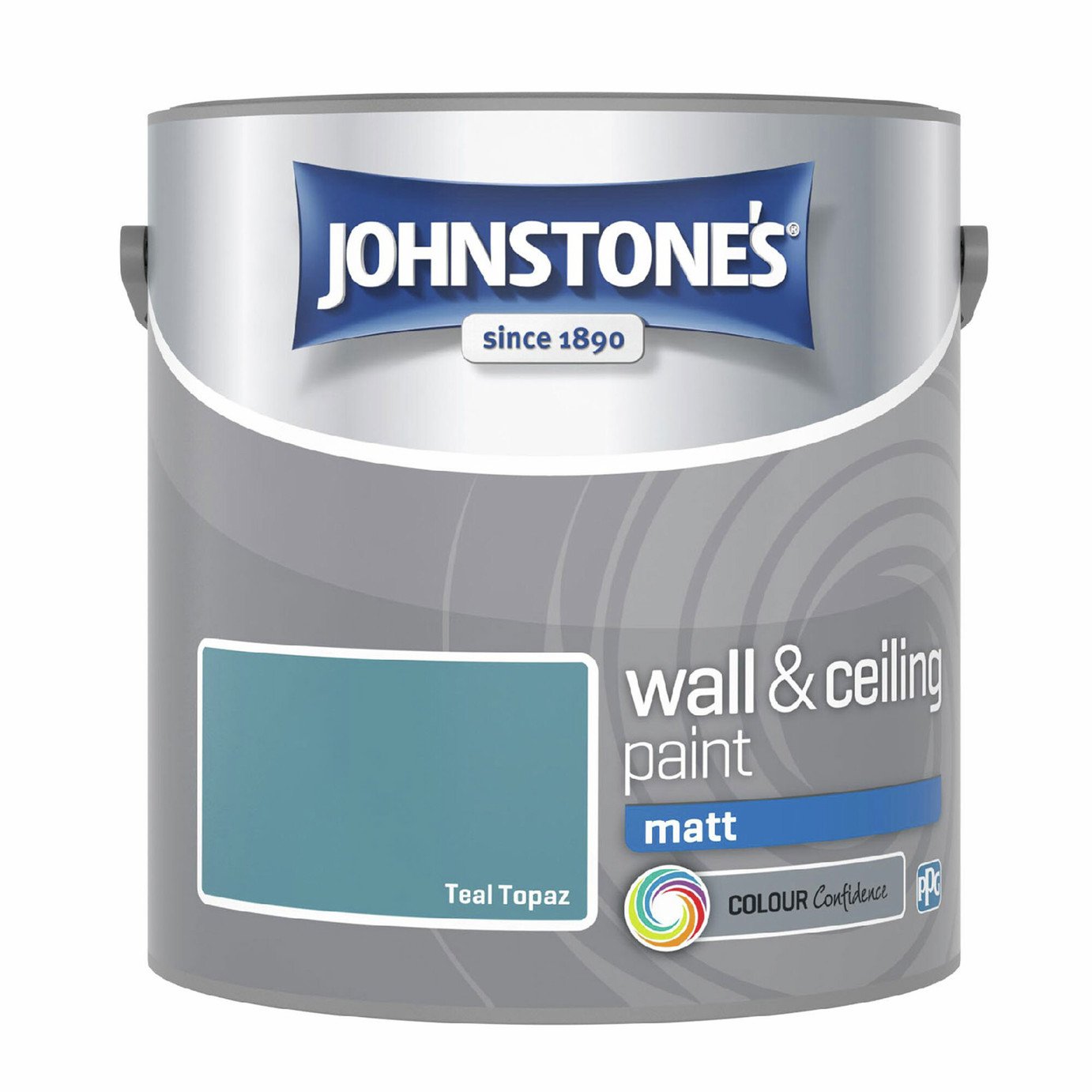 Johnstone's Wall & Ceiling Matt Paint Teal Topaz - 2.5L