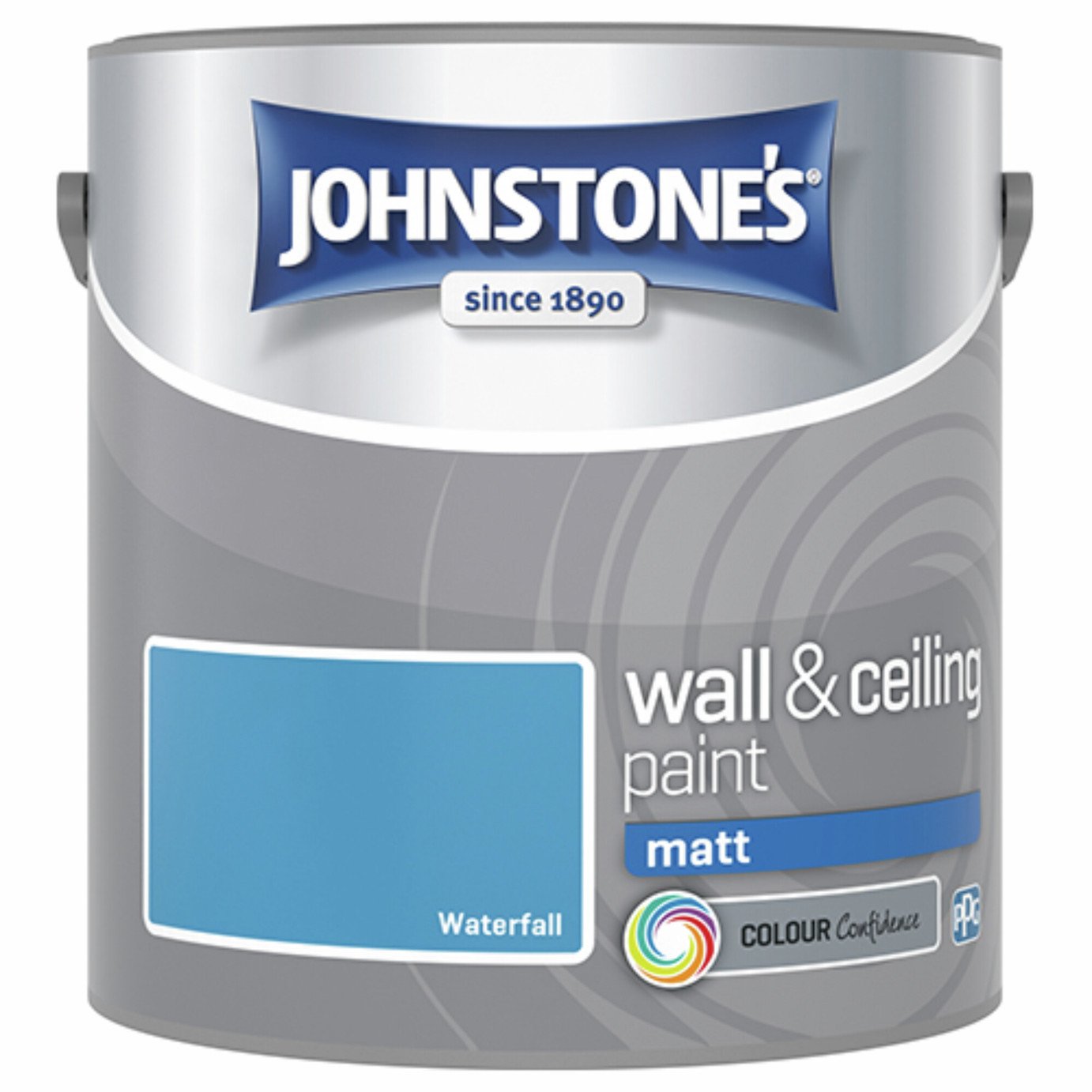 Johnstone's Wall & Ceiling Matt Paint - Waterfall - 2.5L