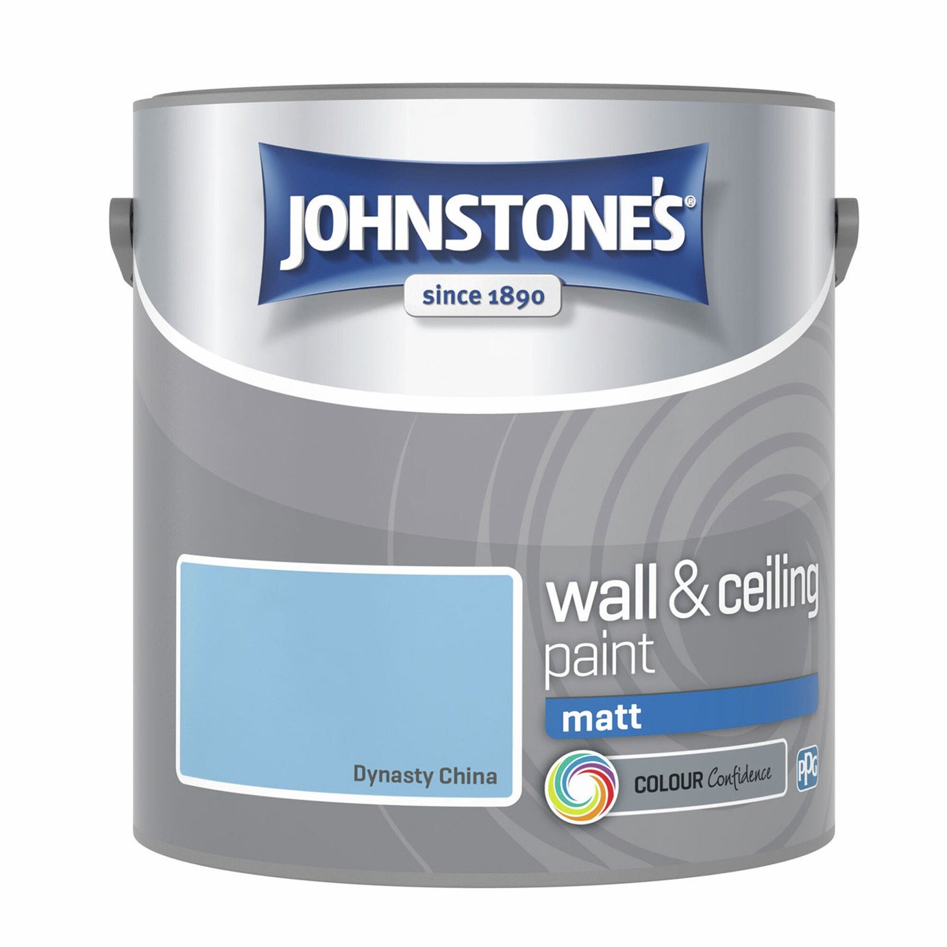 Johnstone's Wall & Ceiling Matt Paint - Dynasty China - 2.5L