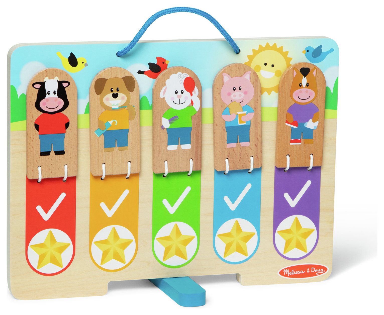 Melissa & Doug Daily Routines Chart In Display
