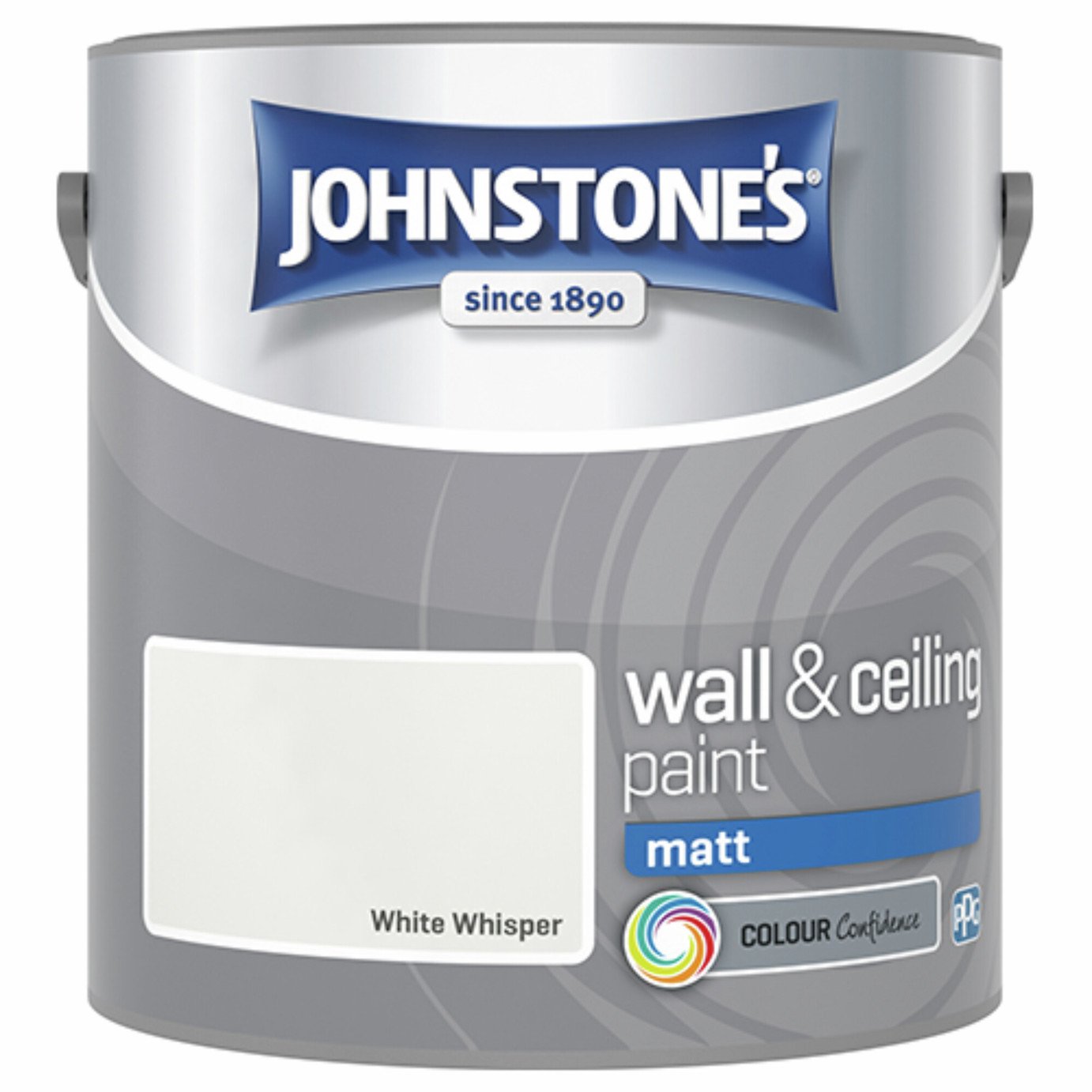 Johnstone's Wall & Ceiling Matt Paint - White Whisper - 2.5L