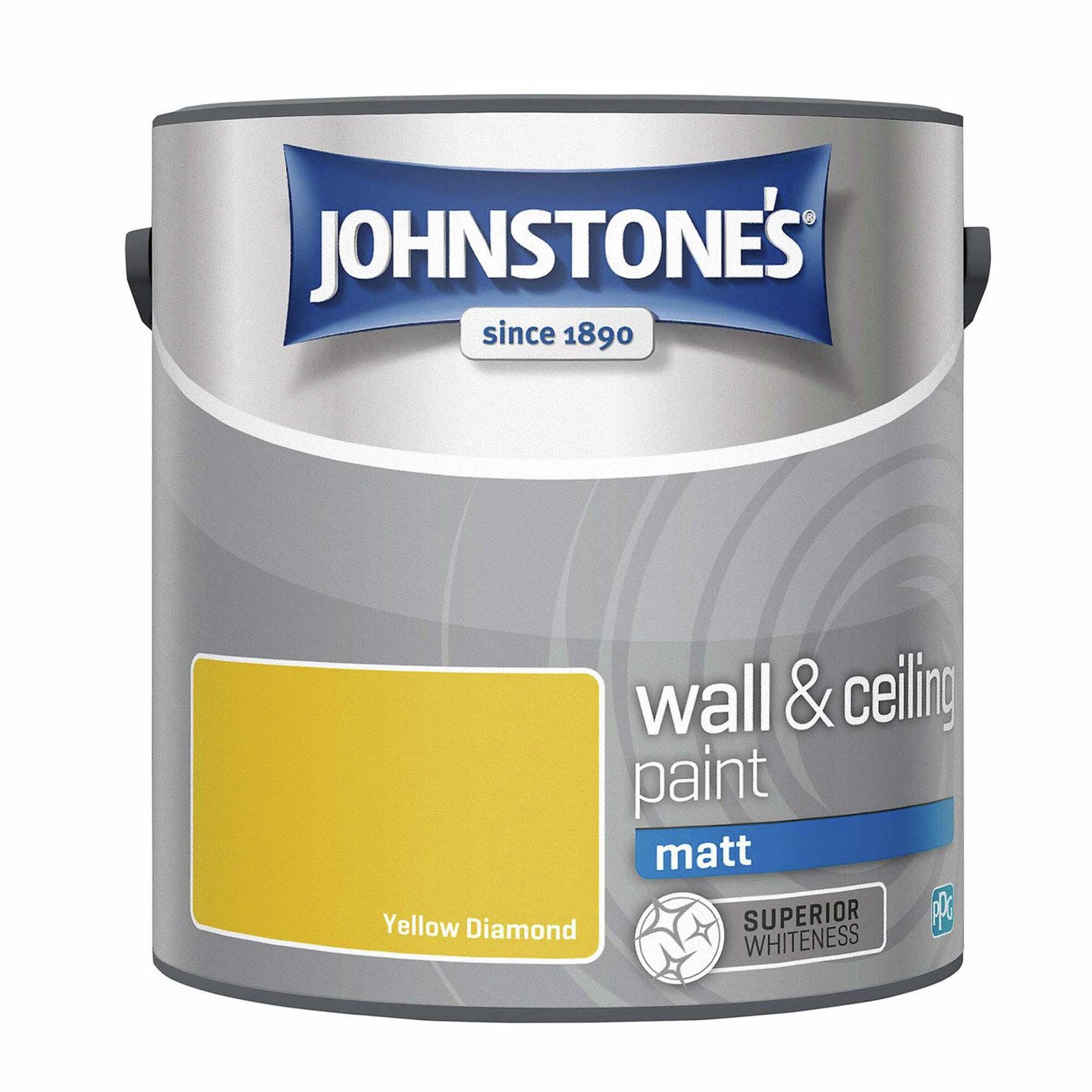 Johnstone's Wall & Ceiling Matt Paint - Yellow Diamond 2.5L