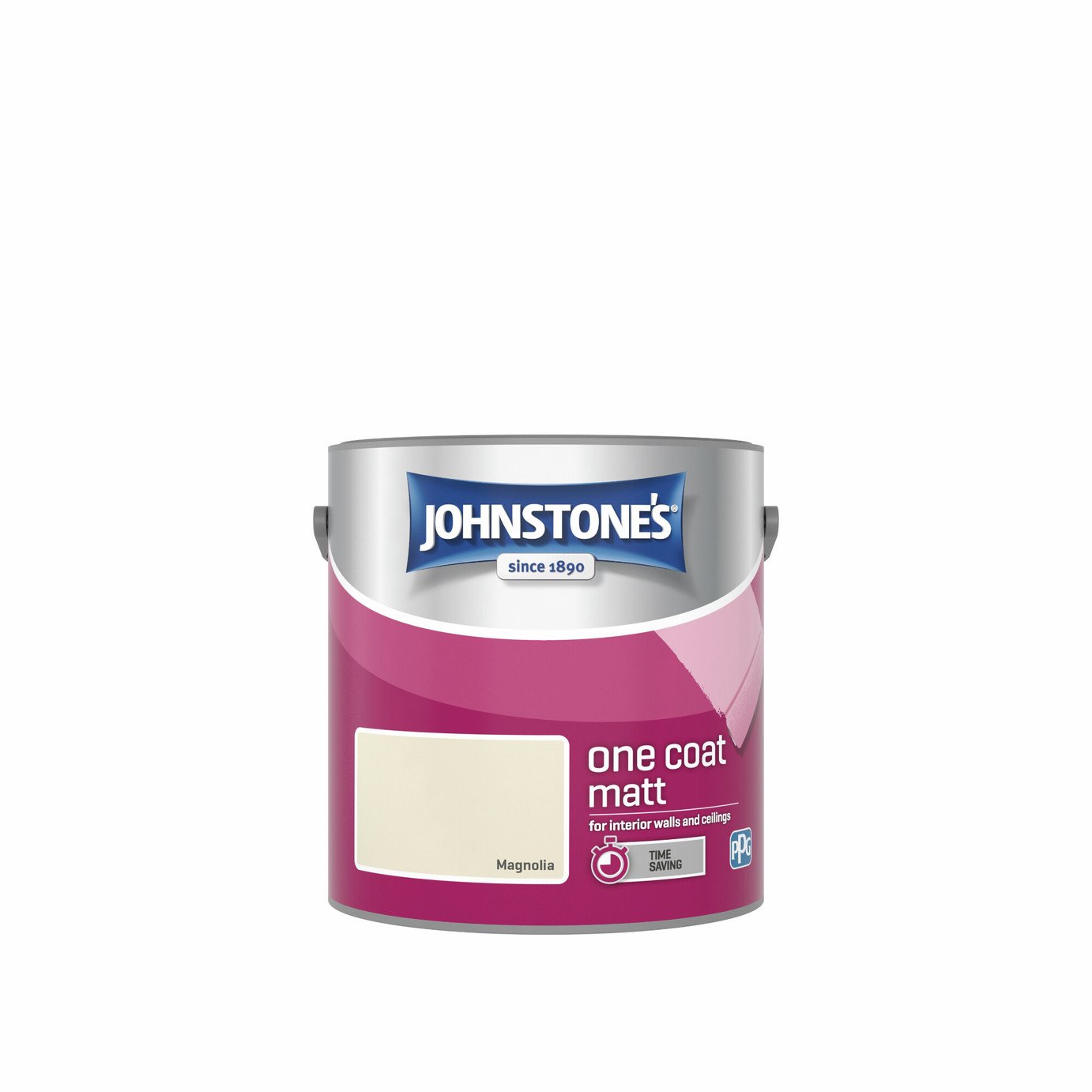 Johnstone's - One Coat Matt Paint - Magnolia - 2.5L