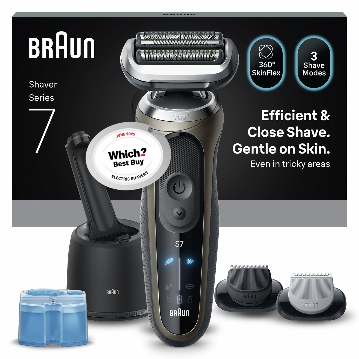 Braun Series 7 Men Electric Shaver 72-C7650cc