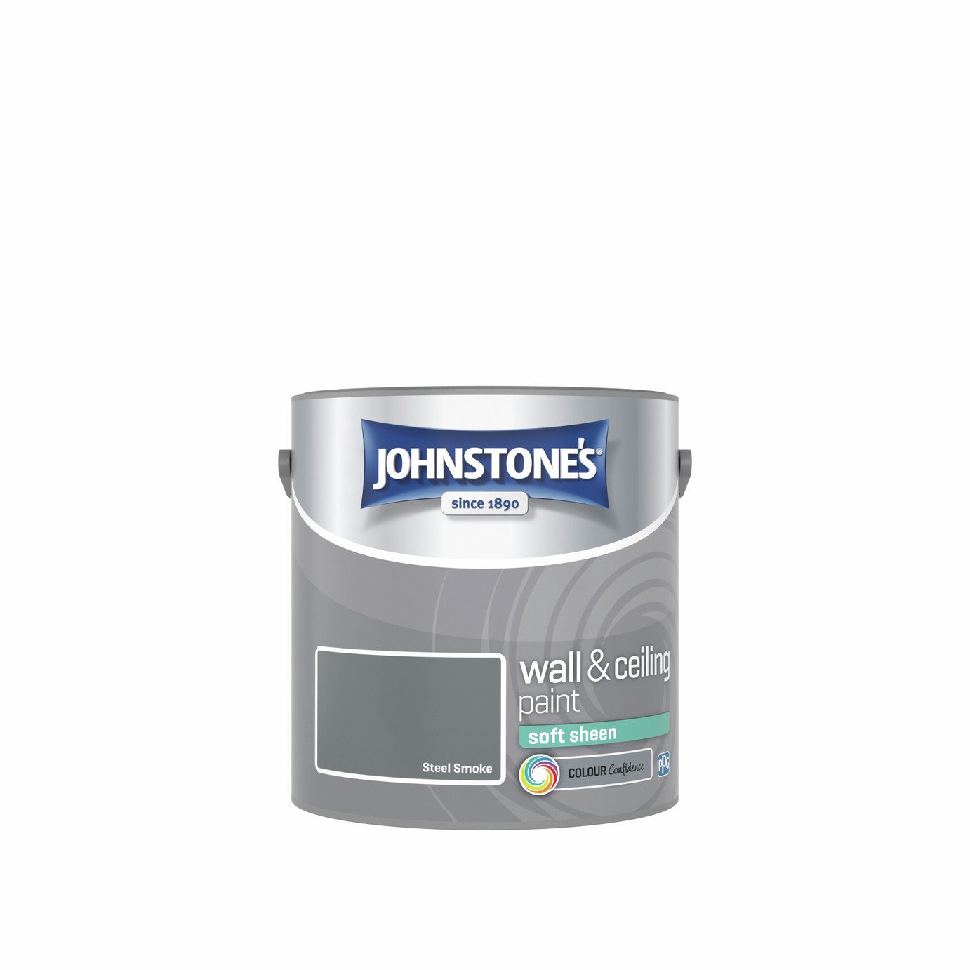 Johnstone's Soft Sheen Paint - Steel Smoke - 2.5L