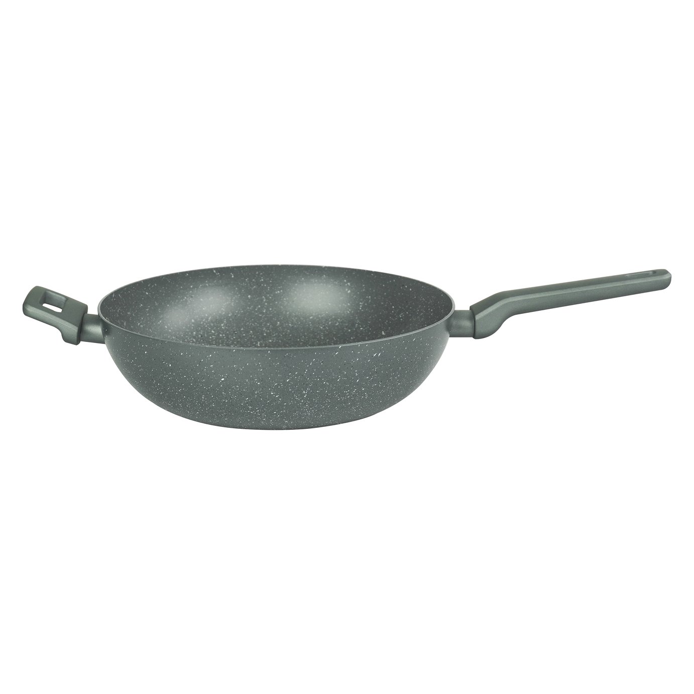 Argos Home Stone Effect 30cm Non Stick Aluminium Wok