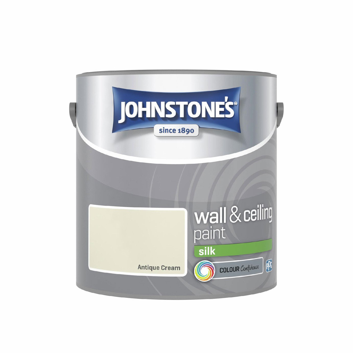 Johnstone's Wall & Ceiling Silk Paint 2.5L - Antique Cream