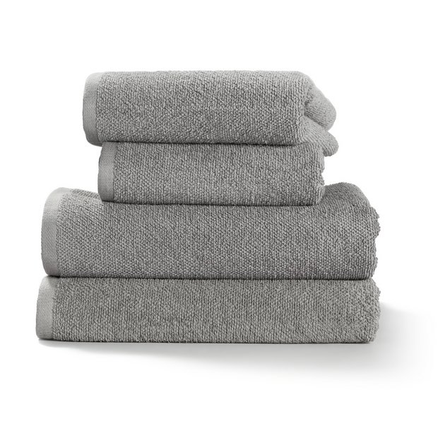 Buy Argos Home 4 Piece Towel Bale Grey Bath towels Argos