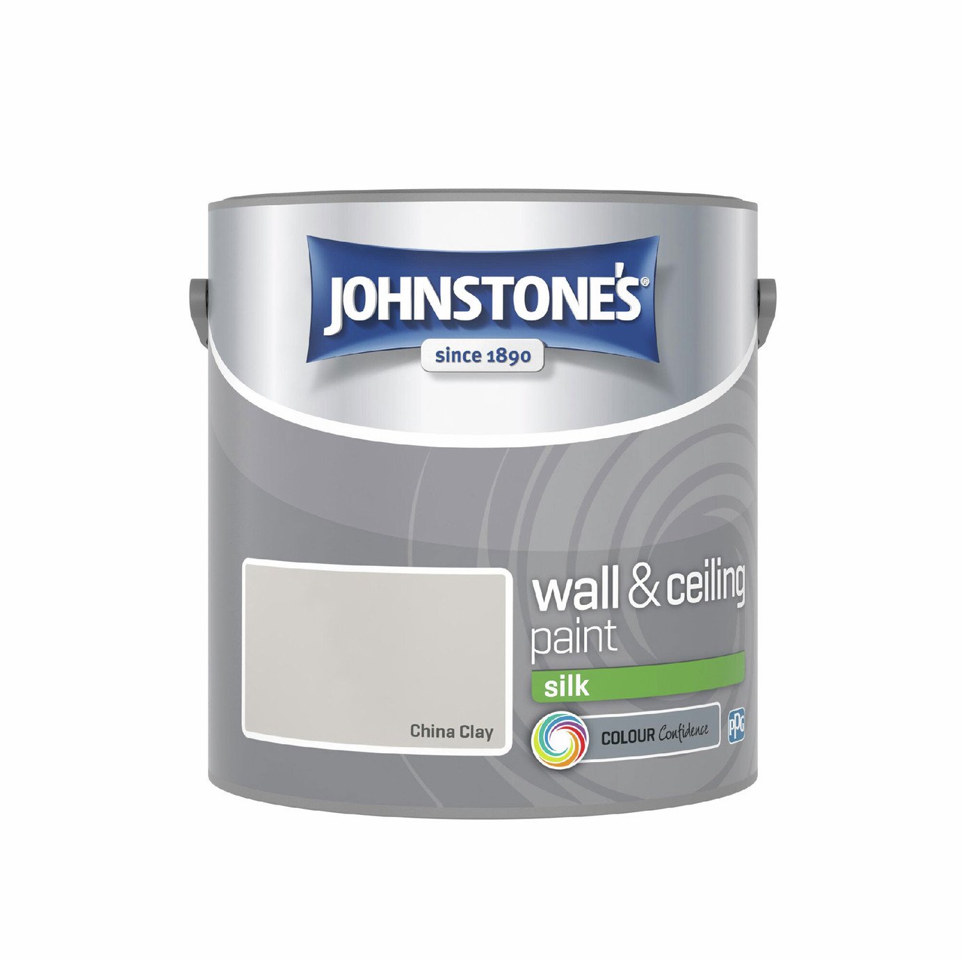Johnstone's Wall & Ceiling Silk Paint - China Clay - 2.5L