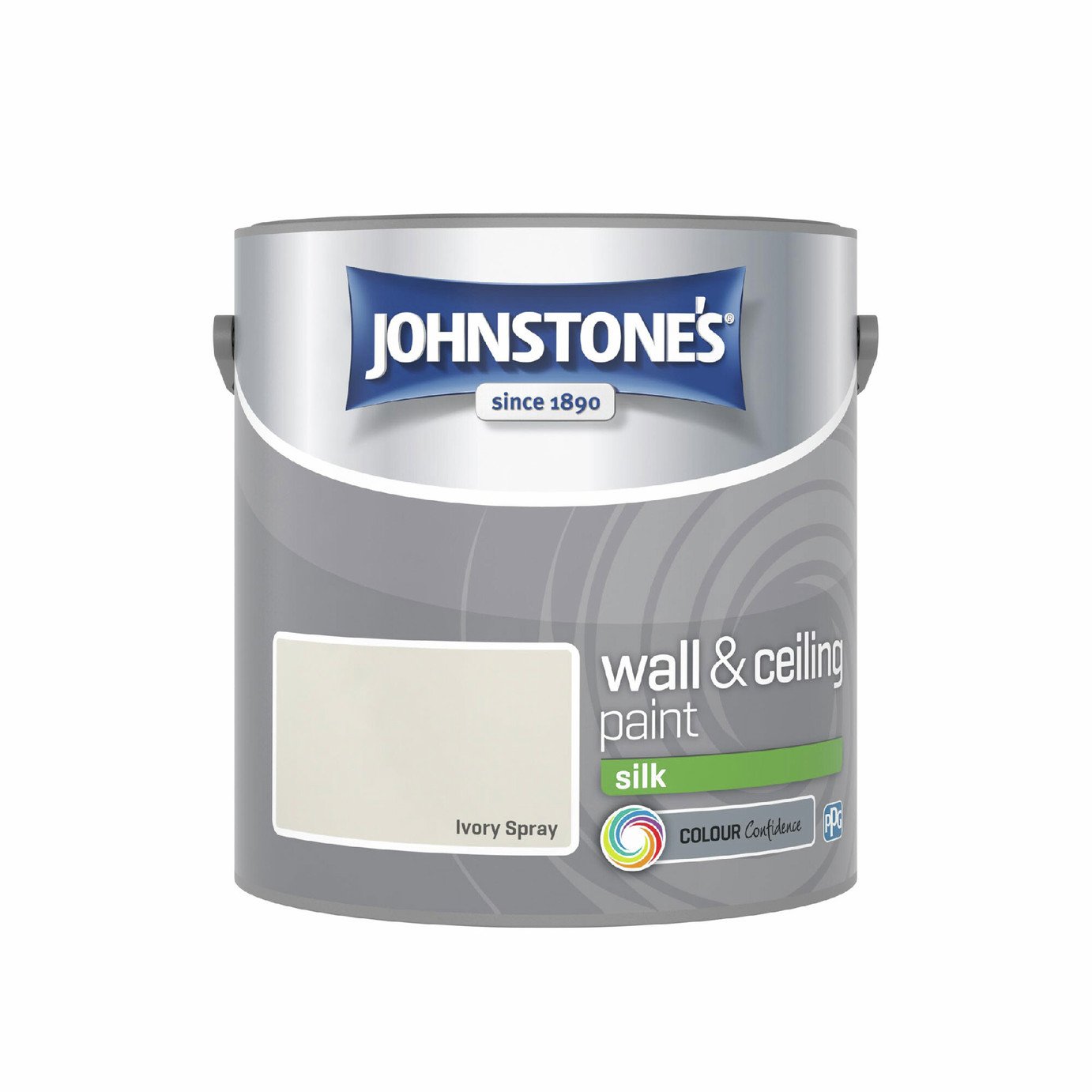 Johnstone's Wall & Ceiling Silk Paint - Ivory Spray - 2.5L