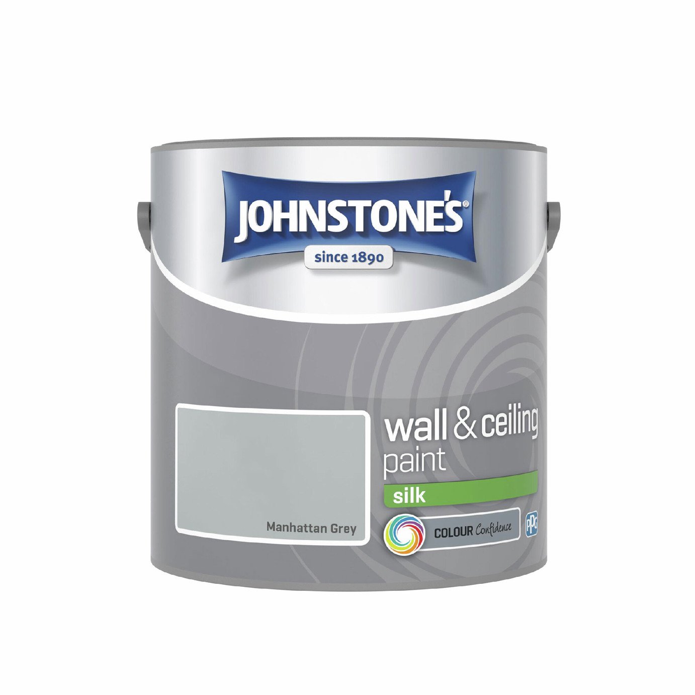 Johnstone's Wall & Ceiling Silk Paint - Manhattan Grey 2.5L