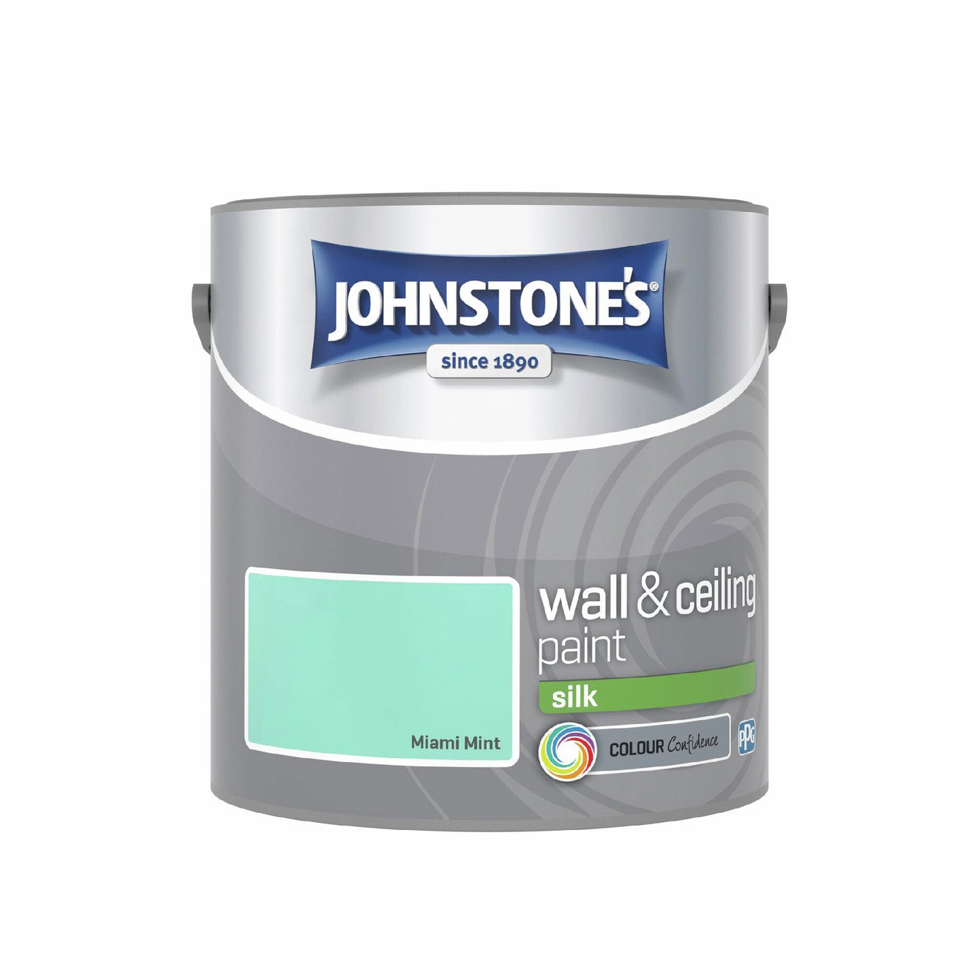 Johnstone's Wall & Ceiling Silk Paint - Miami Mint - 2.5L