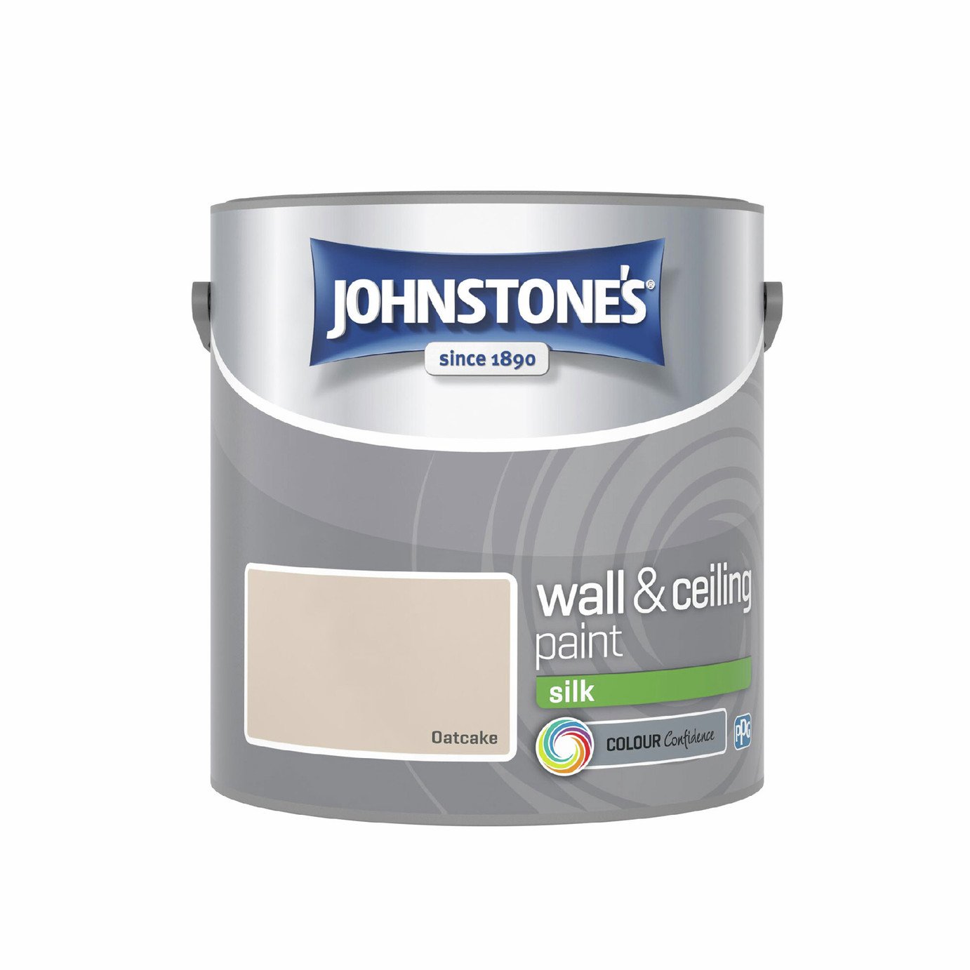 Johnstone's Wall & Ceiling Silk Paint - Oatcake - 2.5L