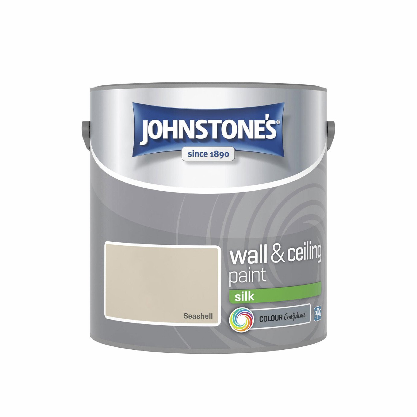 Johnstone's Wall & Ceiling Silk Paint - Seashell - 2.5L