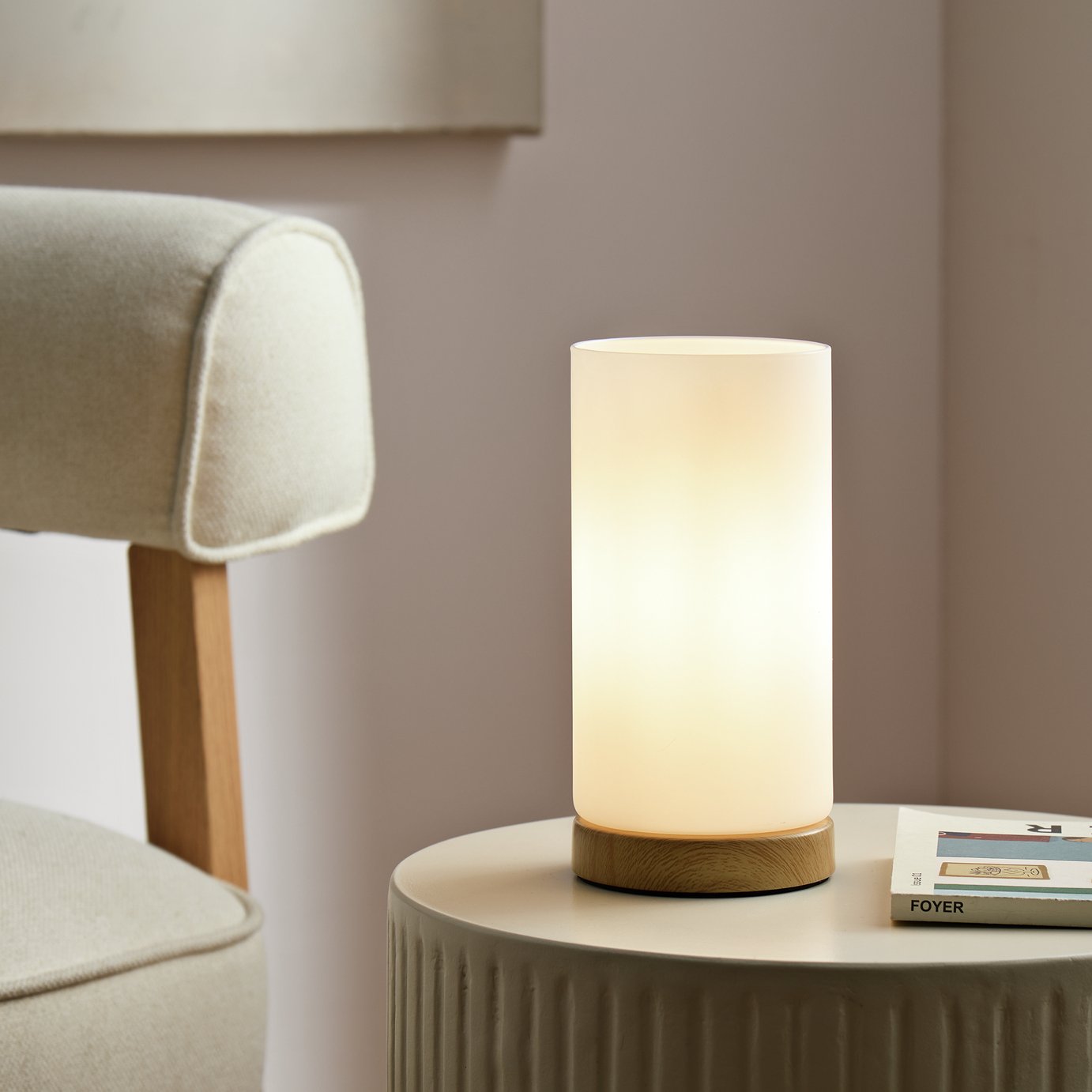 Argos Home Opal Glass Table Lamp