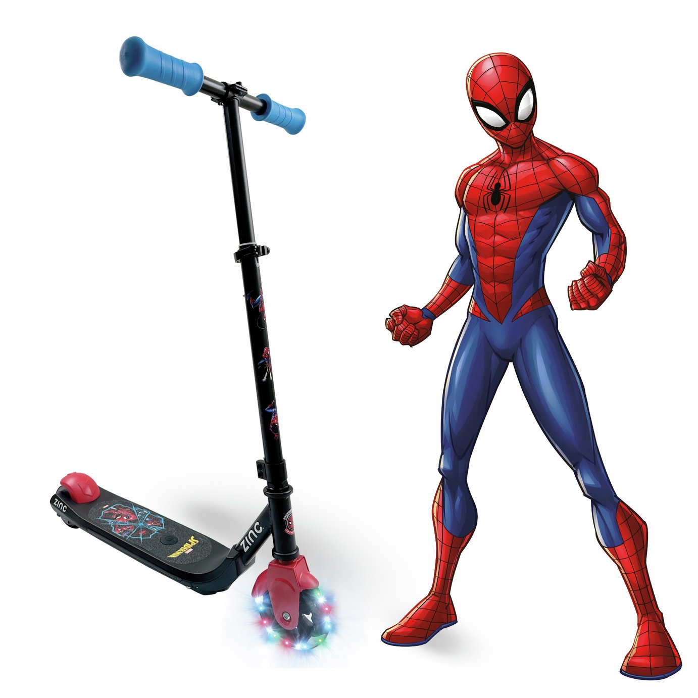 Zinc Spiderman Kids E-Scooter