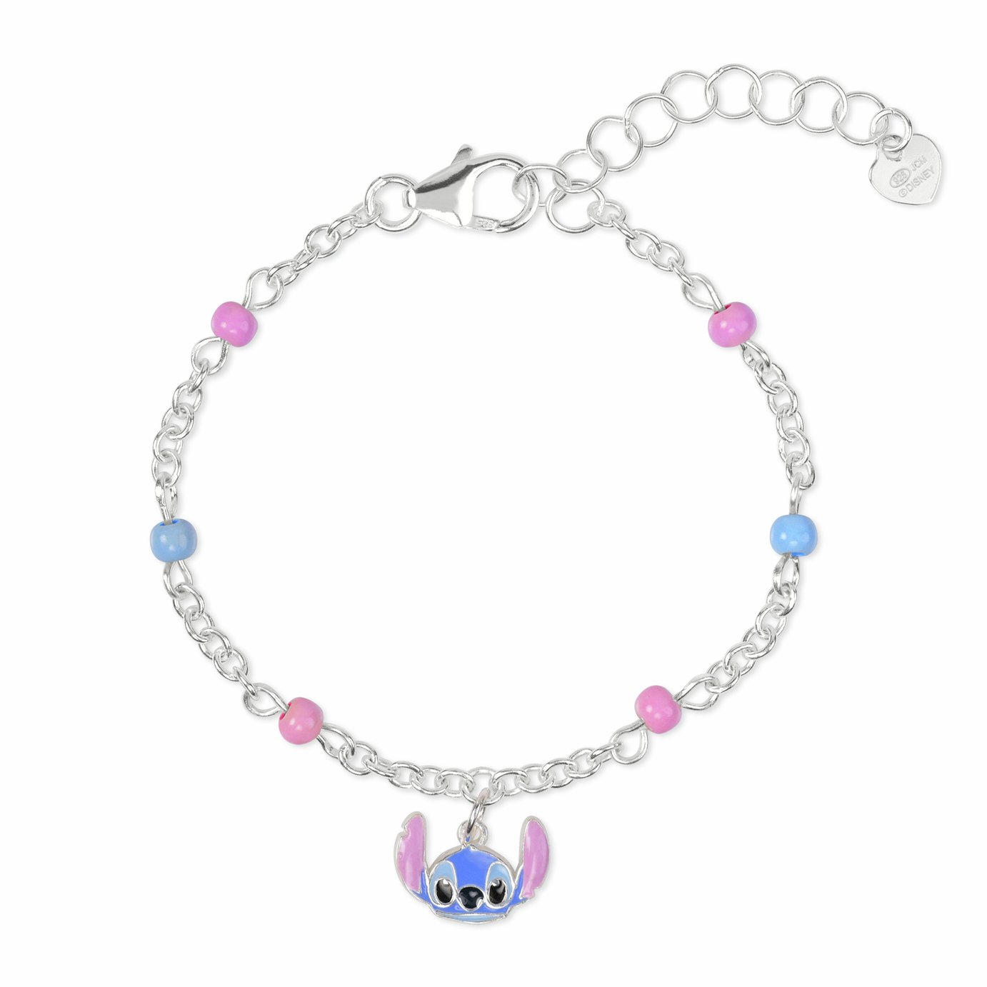 Disney Lilo & Stitch Sterling Silver Charm Bracelet