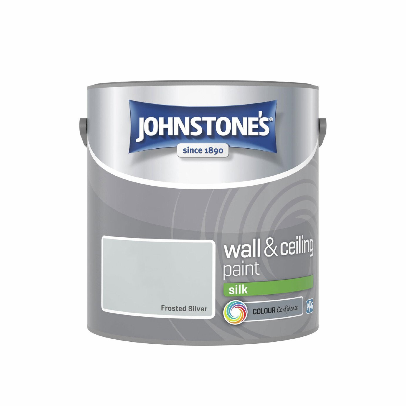 Johnstone's Wall & Ceiling Silk Paint - Frosted Silver 2.5L