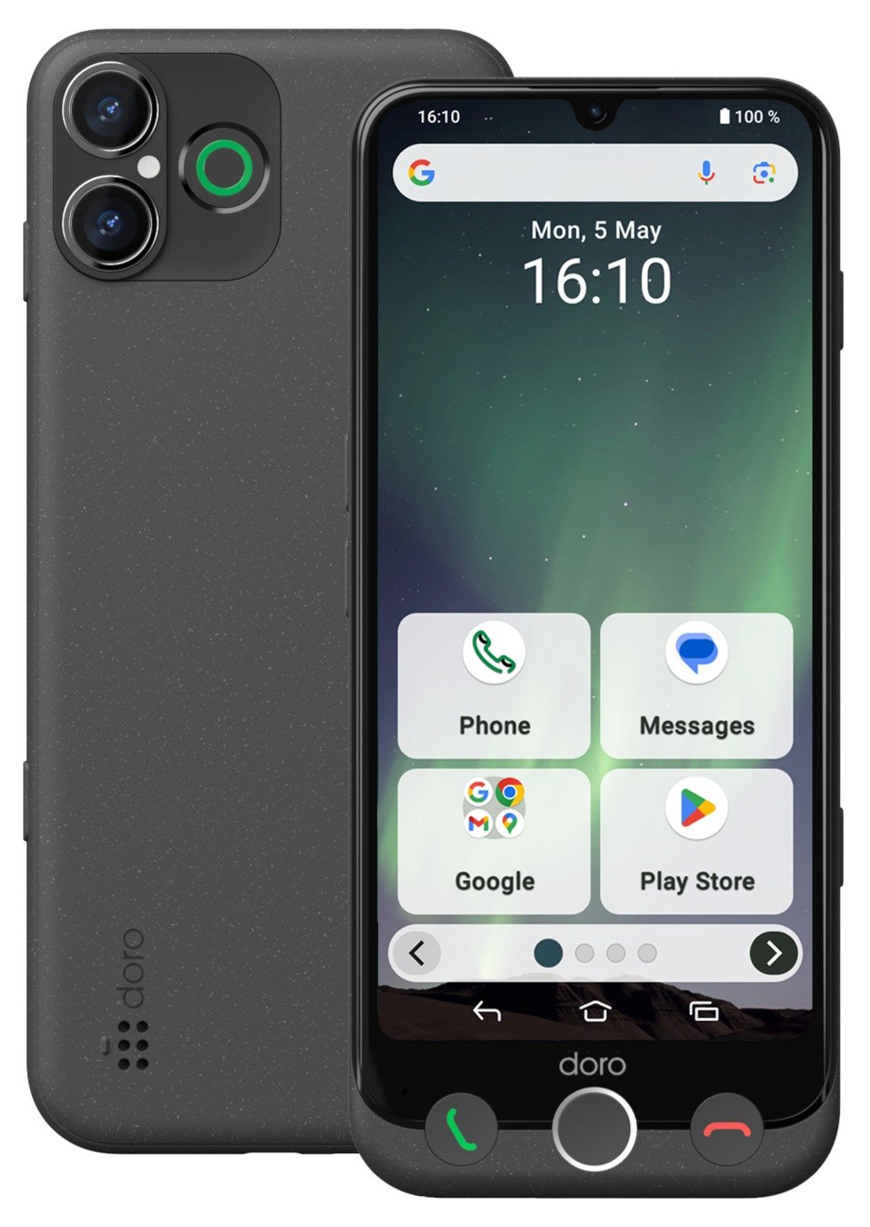 SIM Free Doro Aurora A30 128GB Mobile Phone - Graphite