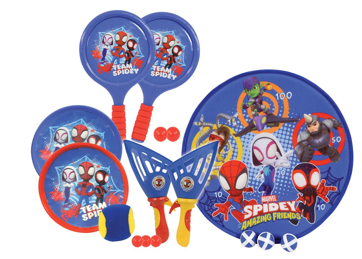 Spidey & His Amazing Friends Bumper Box 4 in 1 Garden Games